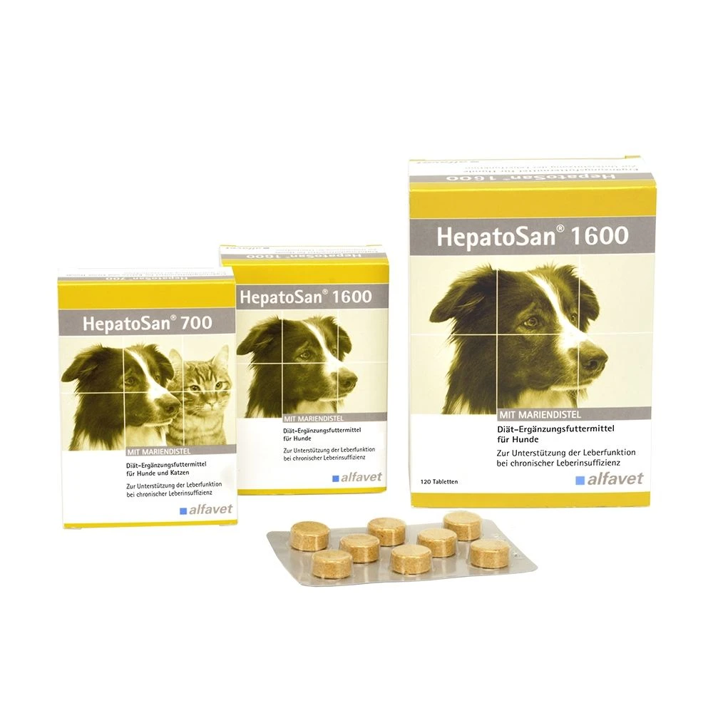 Alfavet HepatoSan Für Die Leber Von Hund Und Katze Hepatosan 700 - 30 Tabletten 3 Alfavet HepatoSan Für Die Leber Von Hund Und Katze Hepatosan 700 - 30 Tabletten