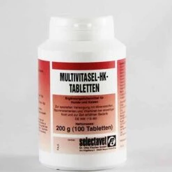 Selectavet Multivitasel-HK Tabletten Für Hunde Und Katzen 100 Tabletten