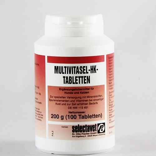 Selectavet Multivitasel-HK Tabletten Für Hunde Und Katzen 100 Tabletten 3 Selectavet Multivitasel-HK Tabletten Für Hunde Und Katzen 100 Tabletten