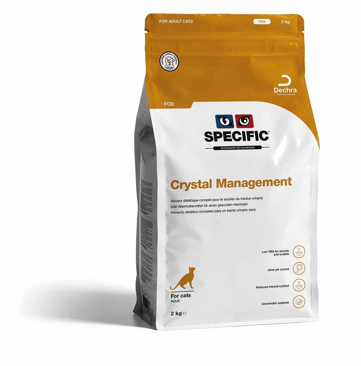 Specific FCD Crystal Management Katze 2 Kg Trockenfutter Für Katzen 3 Specific FCD Crystal Management Katze 2 Kg Trockenfutter Für Katzen