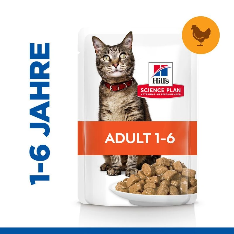 Hills Science Plan Feline Adult Frischebeutel Für Katzen 12 X 85 G Huhn Frischebeutel 4 Hills Science Plan Feline Adult Frischebeutel Für Katzen 12 X 85 G Huhn Frischebeutel – Bild 2