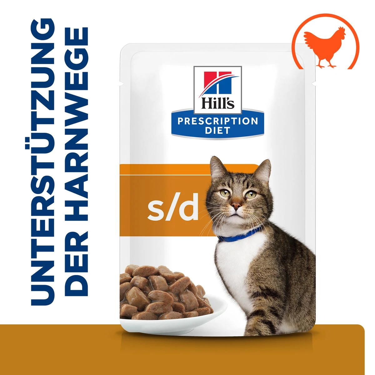 Hills Prescription Diet S/d Nassfutter Für Katzen Mit Huhn 12 X 85 G Frischebeutel 4 Hills Prescription Diet S/d Nassfutter Für Katzen Mit Huhn 12 X 85 G Frischebeutel – Bild 2