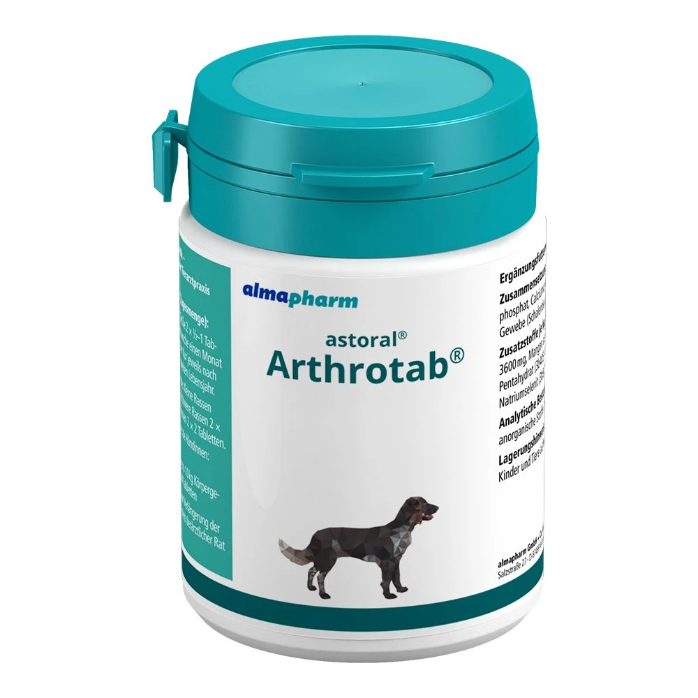 Almapharm Astoral Arthrotab Hund 160 Tabletten Dose 4 Almapharm Astoral Arthrotab Hund 160 Tabletten Dose – Bild 2